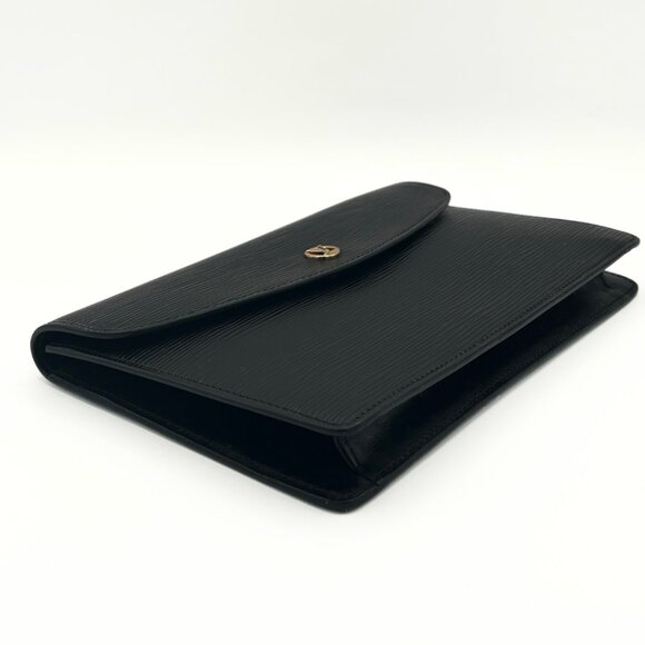 Louis Vuitton Epi 23 Black Leather Clutch - Picture 4 of 8